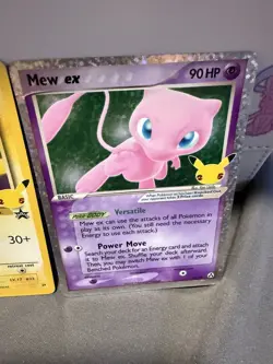 Pokemon TCG Birthday Pikachu Celebrations 2 Card Bundle with Mew EX. - Image 5