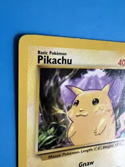 Pikachu 58/102 Base Set WOTC 1999 NM Vintage Pokemon Card Non-Holo - Image 3