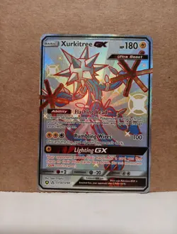 Pokemon Card Xurkitree GX SV58/SV94 Hidden Fates Ultra Rare Shiny Vault NM - Image 1