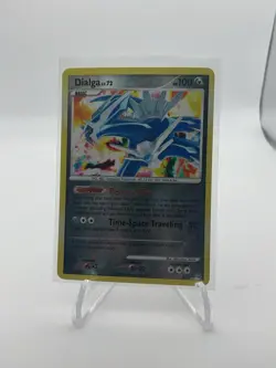 Pokemon TCG Dialga Platinum 5/127 Reverse Holo Rare Card - Image 1