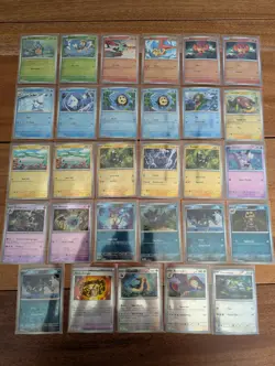 Pokemon Lot Of 29 Black Bolt White Flare Poke Ball Reverse Holo Cards NM - Image 1