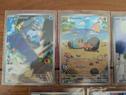 Pokemon Black Bolt White Flare Illustration Rare Lot Of 7 Cards NM Oshawott - Image 2