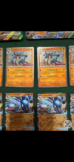 (50) Pokemon Prismatic Evolution Lucario ex & Tyranitar ex Promo Cards Only - Image 3