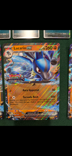 (50) Pokemon Prismatic Evolution Lucario ex & Tyranitar ex Promo Cards Only - Image 4