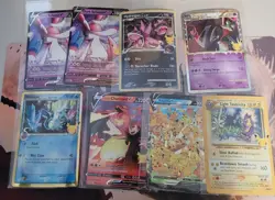 Pokemon Celebrations 25th Anniversary JUMBO Card Lot Charizard, Pikachu, Mimikyu - Image 1