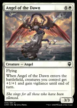 Angel of the Dawn 006/361 Commander Legends MTG Magic the Gathering card - Image 1