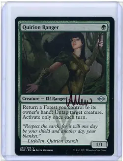 Quirion Ranger Creature – Elf Ranger Modern Horizons 2 Signed Artist Proof - Image 1