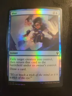 FOIL Blur 058/361 Common Baldur's Gate Commander Legends Magic The Gathering MTG - Image 1