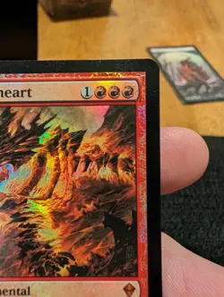 Magic: The Gathering Obsidian Fireheart Foil Red Rare 4/4 - Image 3