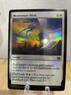 MTG Momentary Blink FOIL #020/331 Double Masters 2022 Common 2X2 NM/M - Image 1