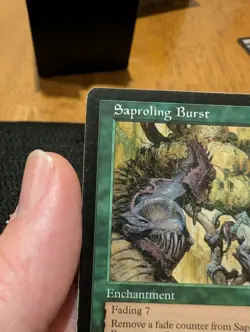 Magic: The Gathering Saproling Burst Rare Nemesis Enchantment 113/143 Green - Image 3