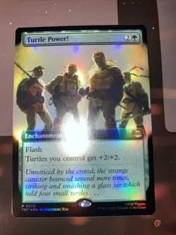 Turtle Power! (Extended Art) Teenage Mutant Ninja Turtles Foil - Image 1