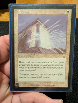 Magic: The Gathering Replenish Urza's Destiny Rare Sorcery White 15 1999 - Image 1