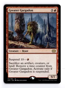 Greater Gargadon 111 Double Masters 2022 R MTG LP - Image 1