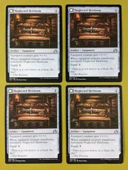 Neglected Heirloom x4 Shadows over Innistrad 4x Playset Magic the Gathering MTG - Image 1