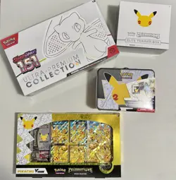 POKEMON TCG LOT. 4 SETS !FACTORY SEALED! SCARLET & VIOLET 151, CELEBRATIONS ++ - Image 1