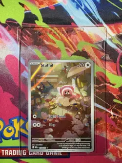 Pokemon Stufful - 154/132 - Illustration Rare NM-Mint Mega Evolution Base Set - Image 1