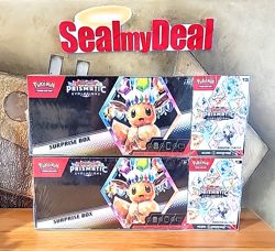 Pokemon Prismatic Evolutions Surprise Box /Booster Sam's Club Bundle (Lot Of 2) - Image 1
