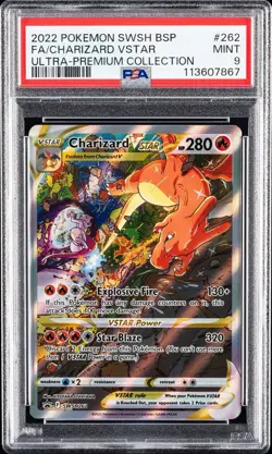 2022 POKEMON SWSH BLACK STAR PROMO |ULTRA-PREMIUM COLLECTION-CHARIZARD VSTAR 262 - Image 1