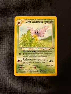 LIGHT VENOMOTH 53/105 UNCOMMON NEO DESTINY POKEMON UNLIMITED LP - Image 1