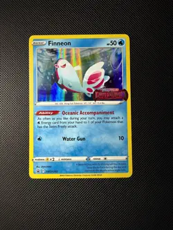FINNEON SWSH240 STAMPED PROMO SWSH BLACK STAR POKEMON HOLO NM - Image 1