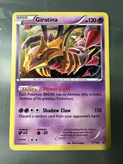 Pokemon TCG Giratina XY184 Black Star Promo Cosmos Holo Rare NM 2016 - Image 1