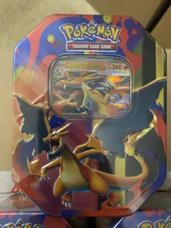 Pokemon TCG Mega Charizard X + Y ex Tins LOT OF 3 Brand New/Factory Sealed - Image 2