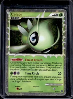 2010 Pokemon HeartGold & SoulSilver Triumphant Celebi #92/102 - Image 1