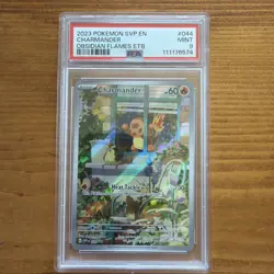 2023 Pokemon SVP en Charmander Obsidian Flames ETB #044 PSA 9 - Image 1