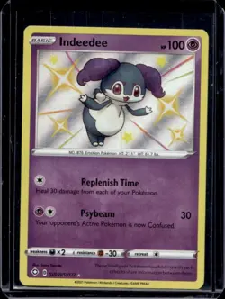 2021 Pokemon SWSH Shining Fates Indeedee Shiny Vault #SV059/SV122 - Image 1