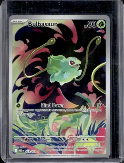 2025 Pokemon Mega Evolution Bulbasaur Illustration Rare #133/132 - Image 1