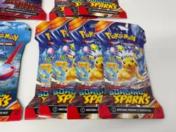Pokemon TCG Lot of 17 booster packs - Destined Rivals - Surging Sparks - Image 2