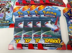 Pokemon TCG Lot of 17 booster packs - Destined Rivals - Surging Sparks - Image 3