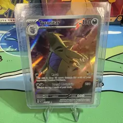 Pokemon Tyranitar 222/193 Sv02: Paldea Evolved Illustration Rare Holo - Image 1