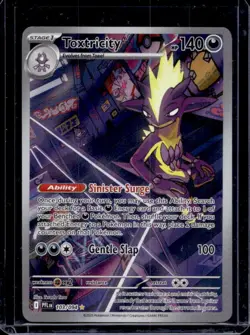 2025 Pokemon Phantasmal Flames Toxtricity Illustration Rare #103/094 - Image 1