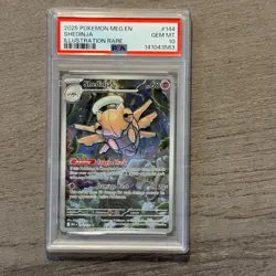 2025 Pokemon Mega Evolutions Shedinja Illustration Rare PSA 10 - Image 1