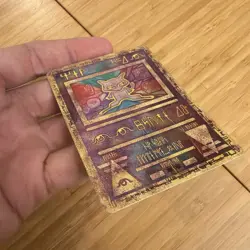 Pokemon TCG Ancient Mew Promo Holo Rare Vintage Damaged - Image 4