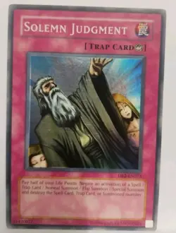 Solemn Judgment Dark DB2-EN073 Super Rare Yu-Gi-Oh Single Card - Image 2