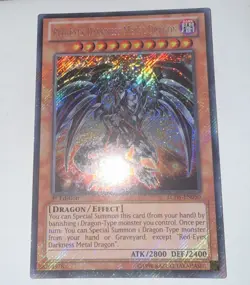 Yugioh LCJW-EN050 RED-EYES DARKNESS METAL DRAGON Secret Rare 1st Edition (NM) - Image 2
