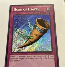 Yugioh LCYW-EN090 HORN OF HEAVEN Secret Rare UNL (M) - Image 3