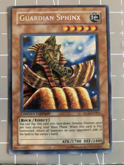 Yugioh Guardian Sphinx MC2-EN001 Secret Rare - Image 1