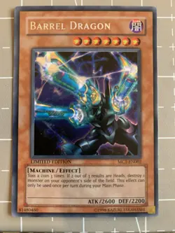 Yugioh Barrel Dragon MC1-EN002 Secret Rare - Image 1
