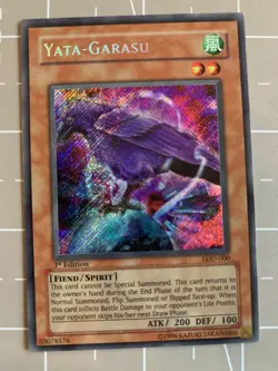 Yugioh Yata-Garasu LOD-000 1. Edition Secret Rare - Image 1