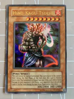 Yugioh Hino-Kagu-Tsuchi LOD-070 Ultra Rare - Image 1