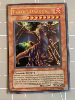 Yugioh Tyrant Dragon LOD-034 Ultra Rare - Image 1