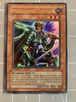 Yugioh Marauding Captain LOD-018 1. Editon Ultra Rare - Image 1