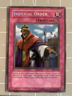 Yugioh Imperial Order PSV-104 Secret Rare - Image 1