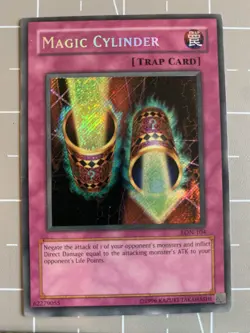 Yugioh Magic Cylinder LON-104 Secret Rare - Image 1