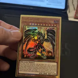 CARTE Yu Gi Oh DRAGON SOMBRE METALLIQUE AUX YEUX ROUGES MGED-FR009 - Image 3