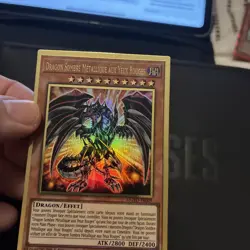 CARTE Yu Gi Oh DRAGON SOMBRE METALLIQUE AUX YEUX ROUGES MGED-FR009 - Image 5